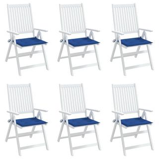 VidaXL Coussins de chaise de jardin 6 pcs  tissu tissu  