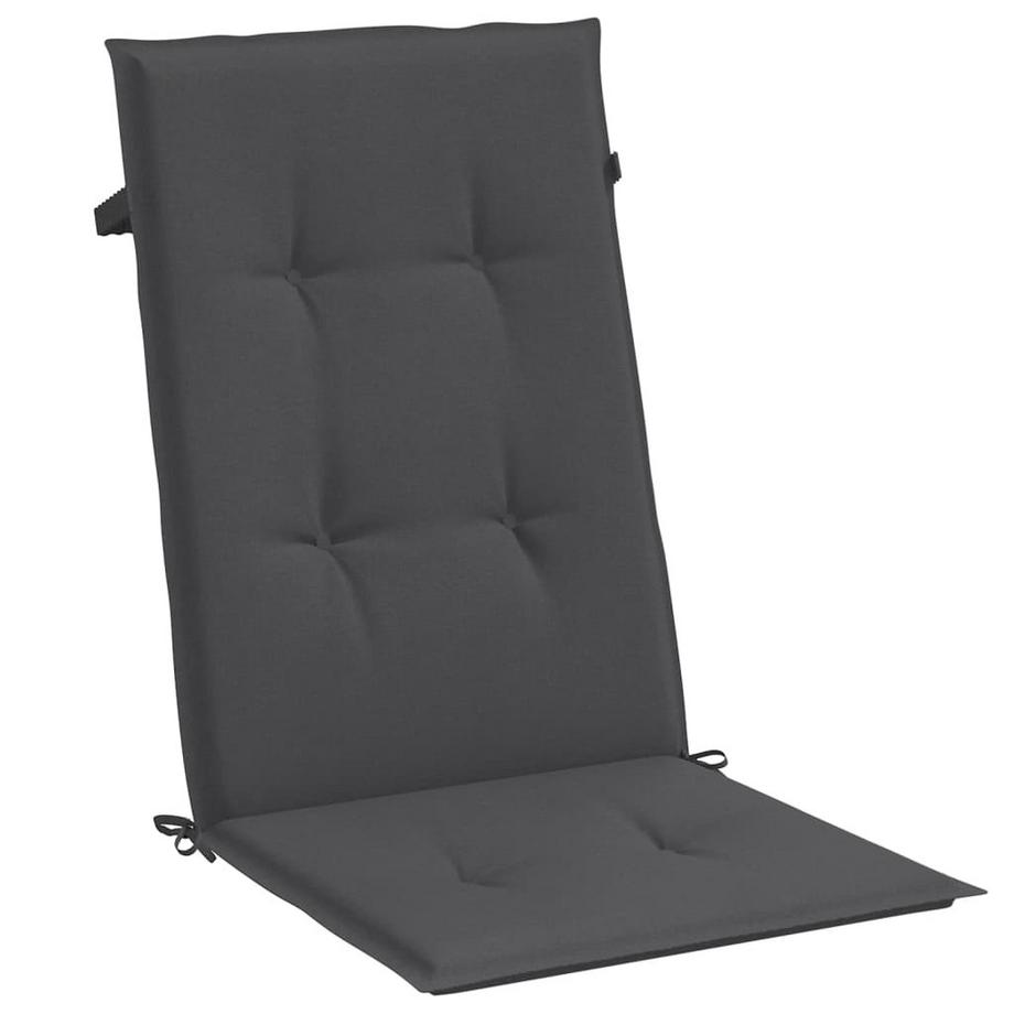 VidaXL Coussin de chaise à dossier haut tissu  