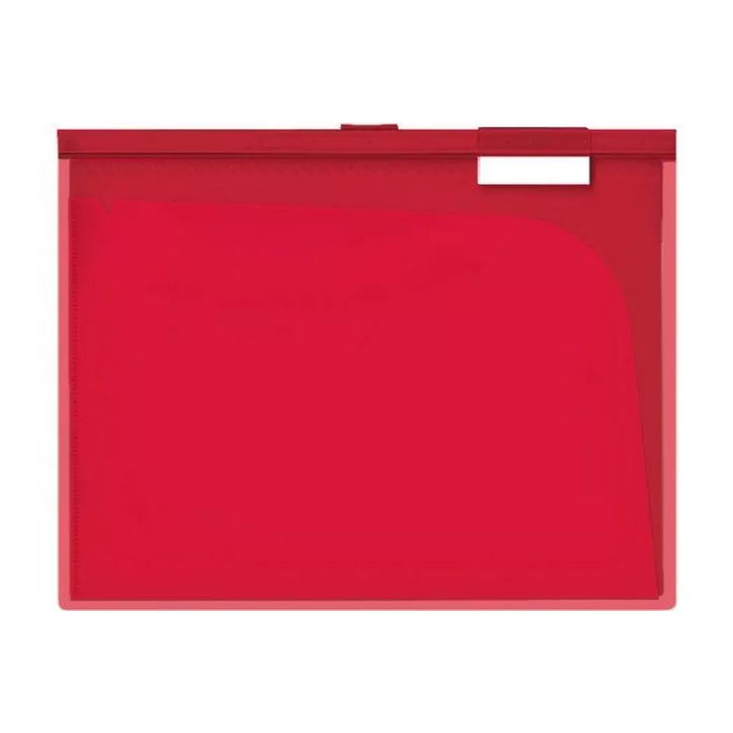 BÜROLINE – Hängemappe A4 664062 rot, 10 Fächer 3 Stk., 21cm