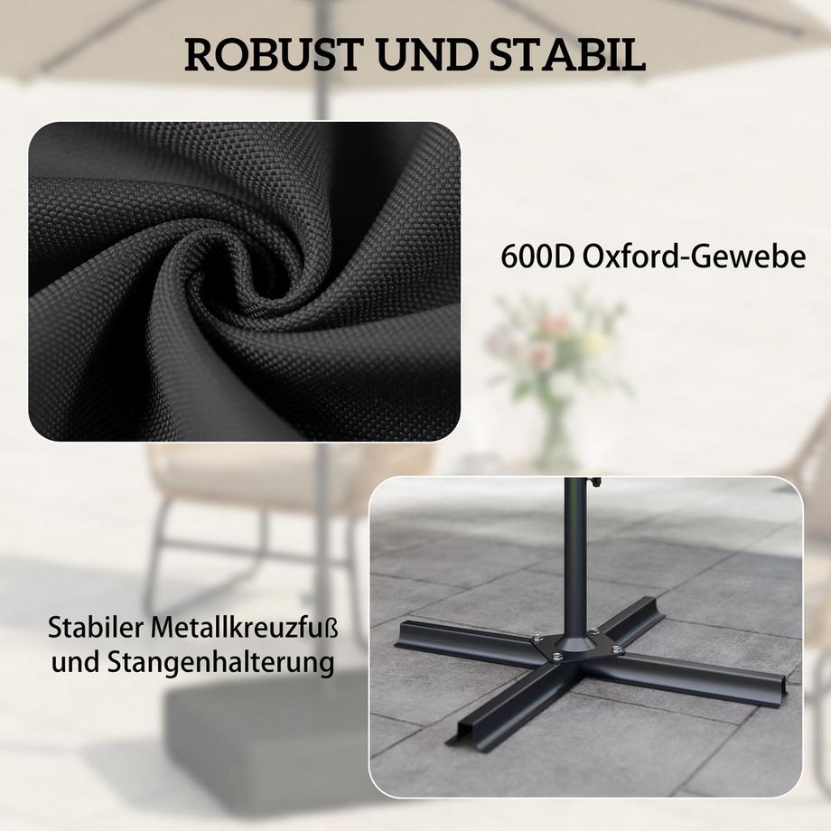 Outsunny Pied de parasol  