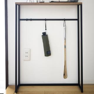 Yamazaki Konsolentisch aus Metall und Holz - L60 cm  