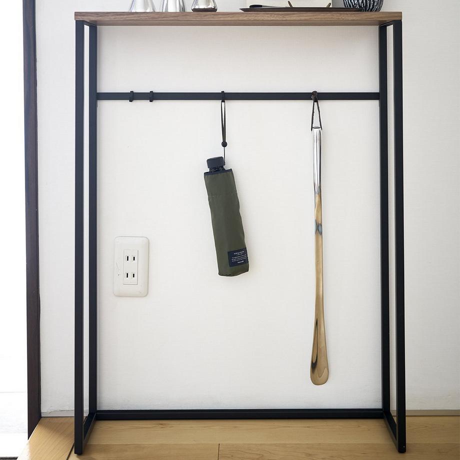 Yamazaki Konsolentisch aus Metall und Holz - L60 cm  