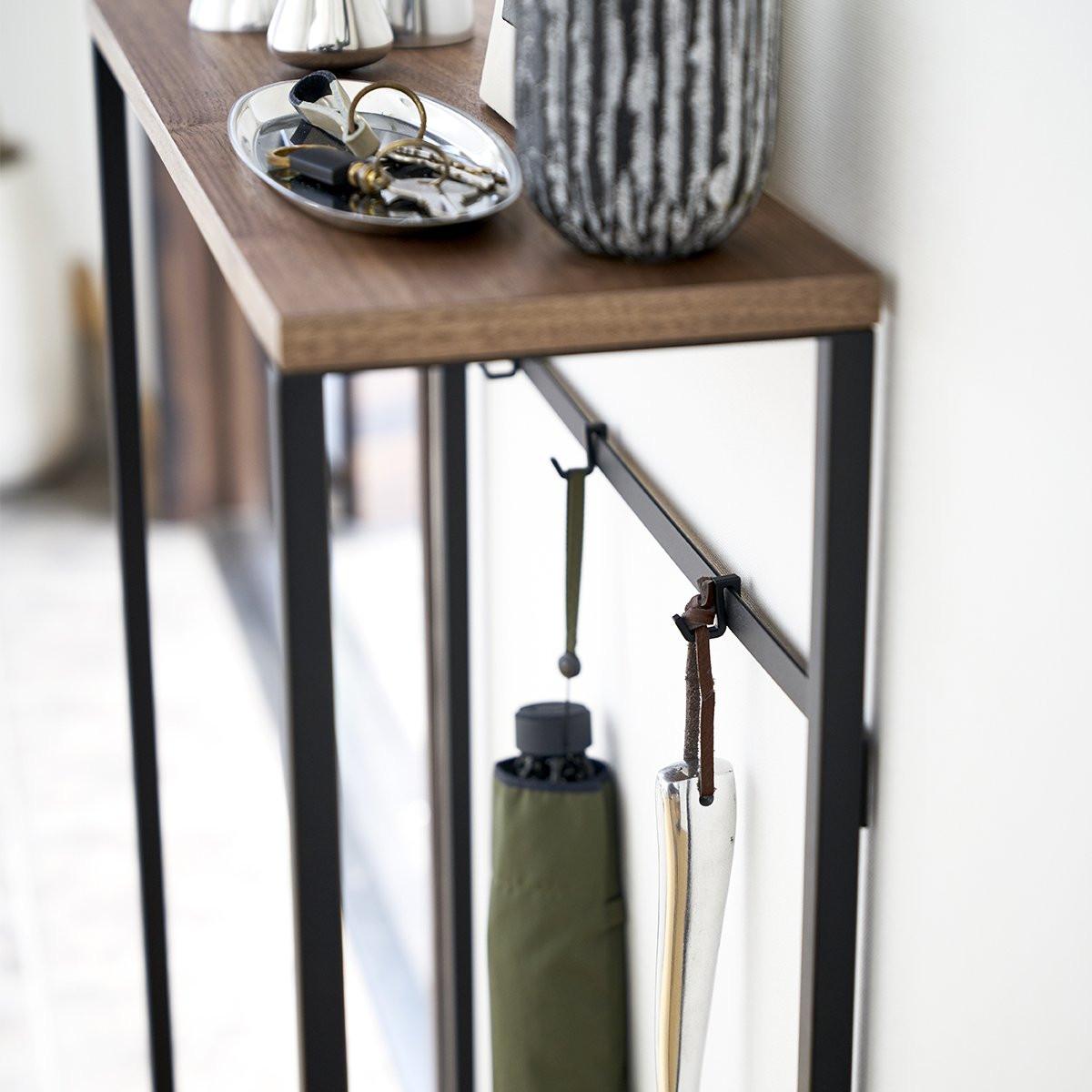 Yamazaki Konsolentisch aus Metall und Holz - L60 cm  