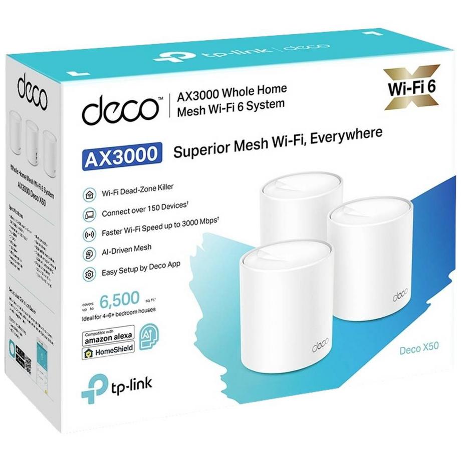 tp link  TP-Link AX3000 Whole Home Mesh WiFi 6 System, 3er Set 