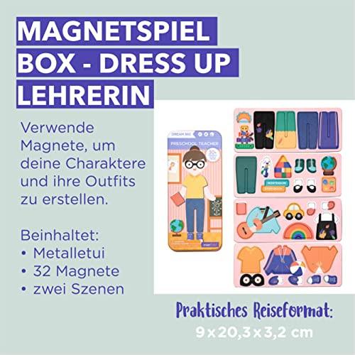 Activity-board  Magnetspiel Box Dress Up - Lehrer zum Verkleiden I Fördert Motorik + Fantasie I Ideal für zu Hause und als Reisespiel für Kinder I Magnetspielzeug Kinder 