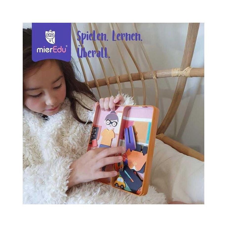 Activity-board  Magnetspiel Box Dress Up - Lehrer zum Verkleiden I Fördert Motorik + Fantasie I Ideal für zu Hause und als Reisespiel für Kinder I Magnetspielzeug Kinder 