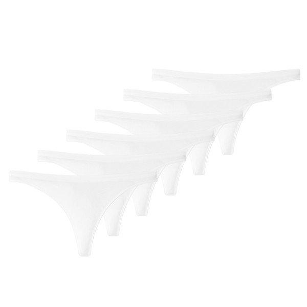 Image of 6er Pack 955 Organic - String Unisex Weiss XL