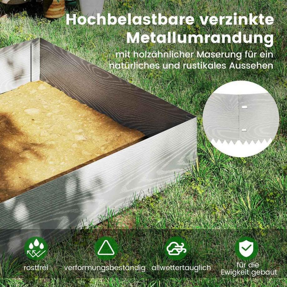 Northix Kit bordo giardino - Metallo flessibile  