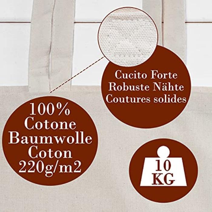 Only-bags.store  Stofftasche - Bedruckte Baumwolltasche - Tragetasche - Jutebeutel 