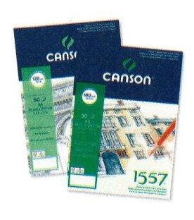 CANSON CANSON Skizzenblock 1557 A4 204127408 50 Blatt, geleimt, 120g  