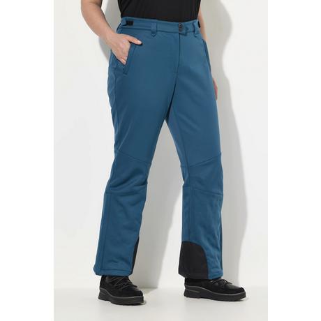 Ulla Popken  Pantalon Softshell déperlant, avec fermeture à scratch et pare-neige 