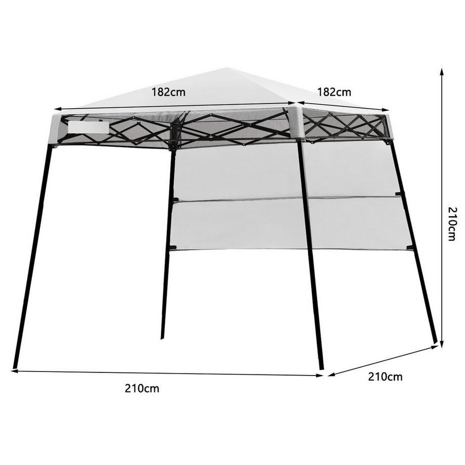 Northix Tragbares Gartenpartyzelt  