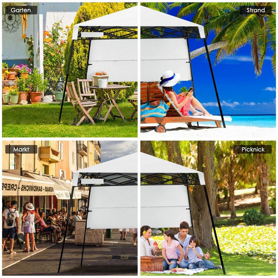 Northix Tragbares Gartenpartyzelt  