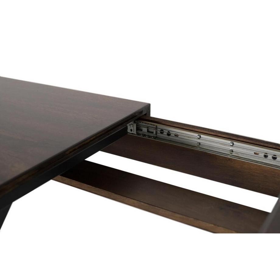 mutoni Table à rallonge Ilyon bois de manguier 120x90  