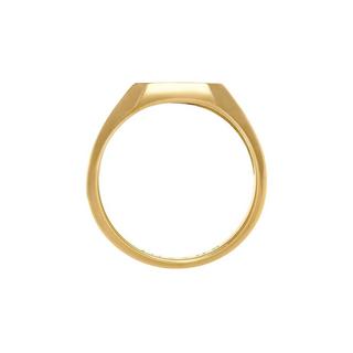 Kuzzoi  Ring  Siegelring Emaille Schwarz Basic 