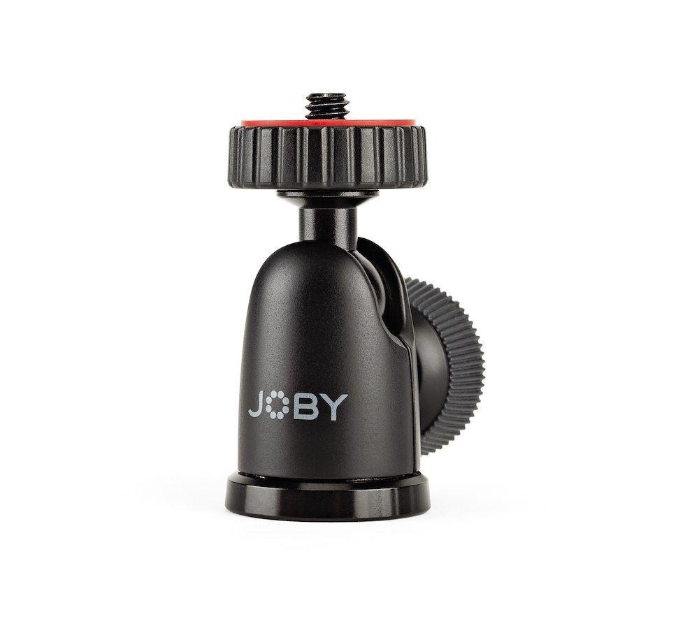 Joby  Joby BallHead 1K tête de trépieds Noir, Rouge Acrylonitrile-Butadiène-Styrène (ABS), Aluminium, Ressort en acier, Acier, Élastomère thermoplastique (TPE) 1/4" Balle 