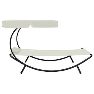 VidaXL Chaise longue tissu  