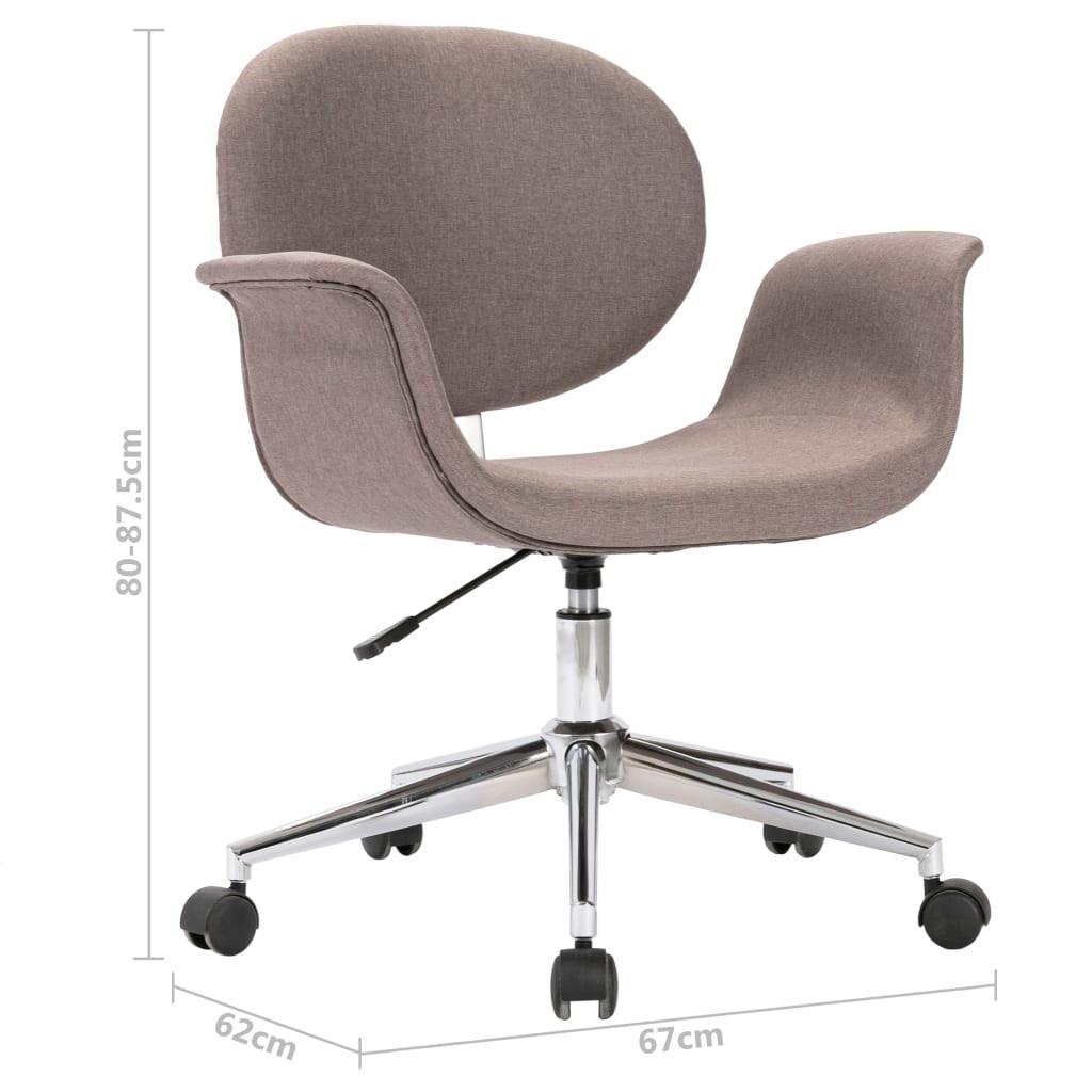 VidaXL Chaise de salle à manger tissu  