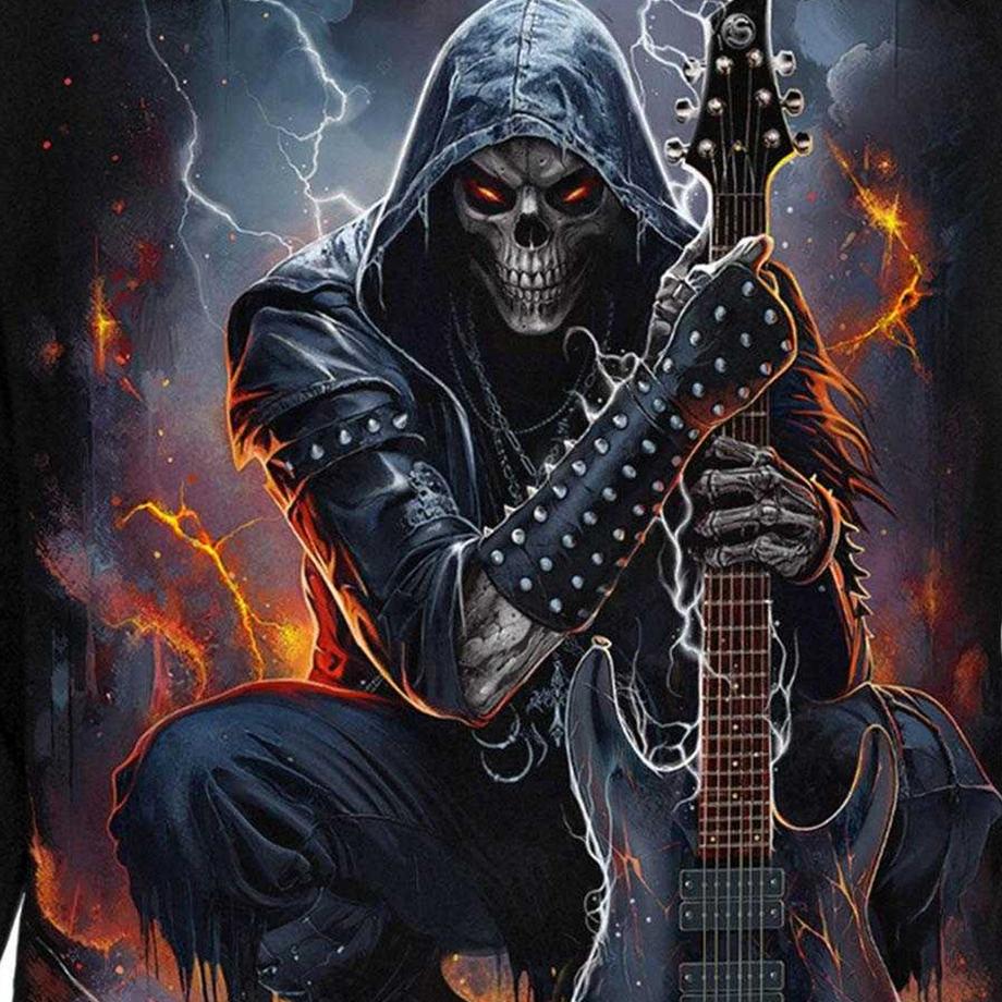 Spiral Maglietta Manica Lunga Death Rocker  