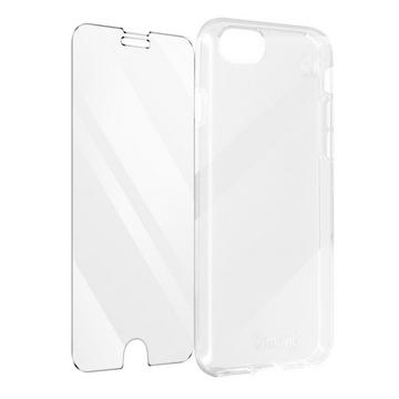 Coque + Verre Trempé iPhone SE, 8 Muvit