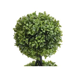 Vente-unique Plante artificiel buis 3 boules avec pot - H. 90 x D. 18 cm -PILANA  