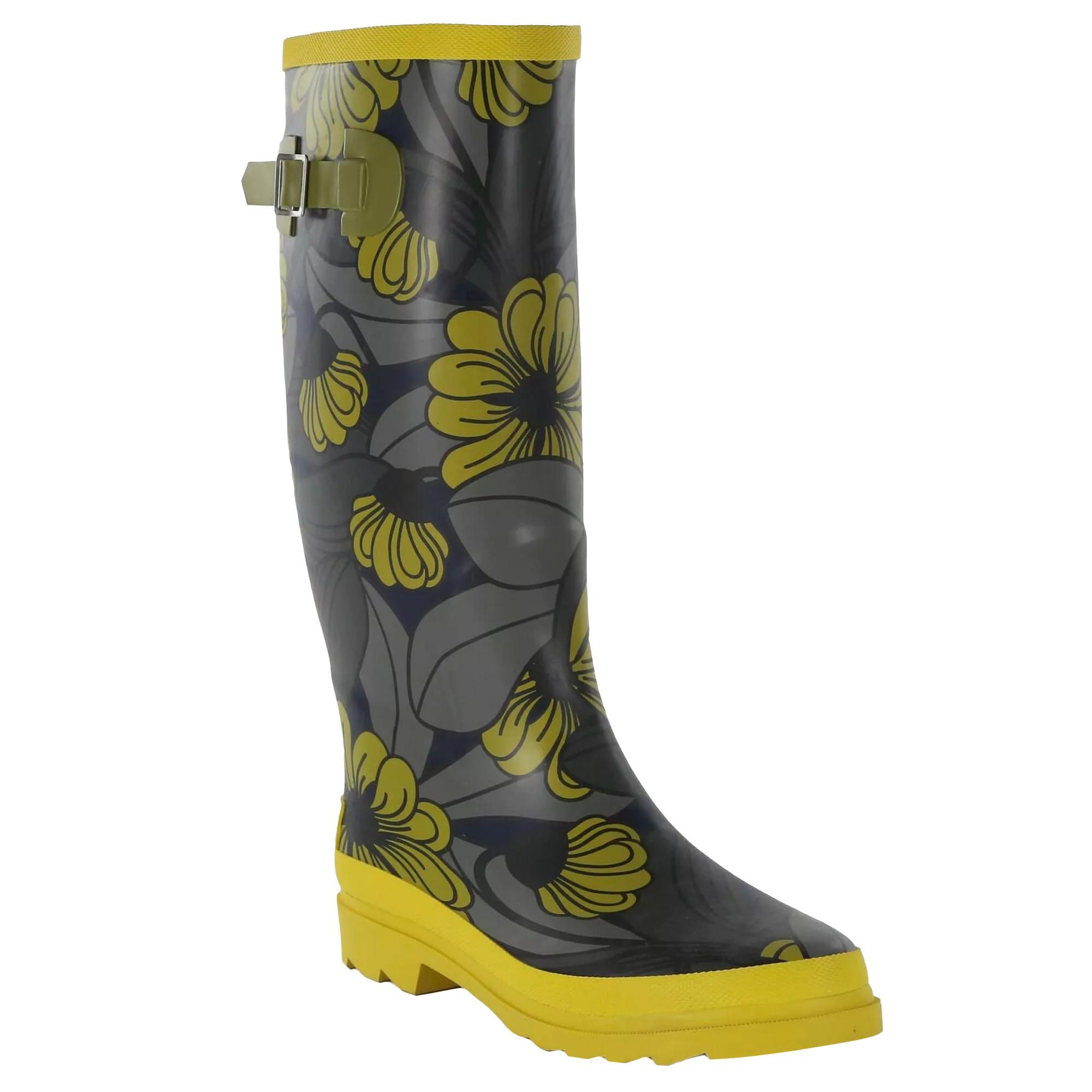 Image of Gummistiefel Orla Kiely, Floral Damen Gelb Bunt 36