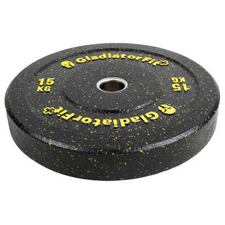 GladiatorFit  Disque olympique "Hi-Temp" Caoutchouc Ø 51mm 