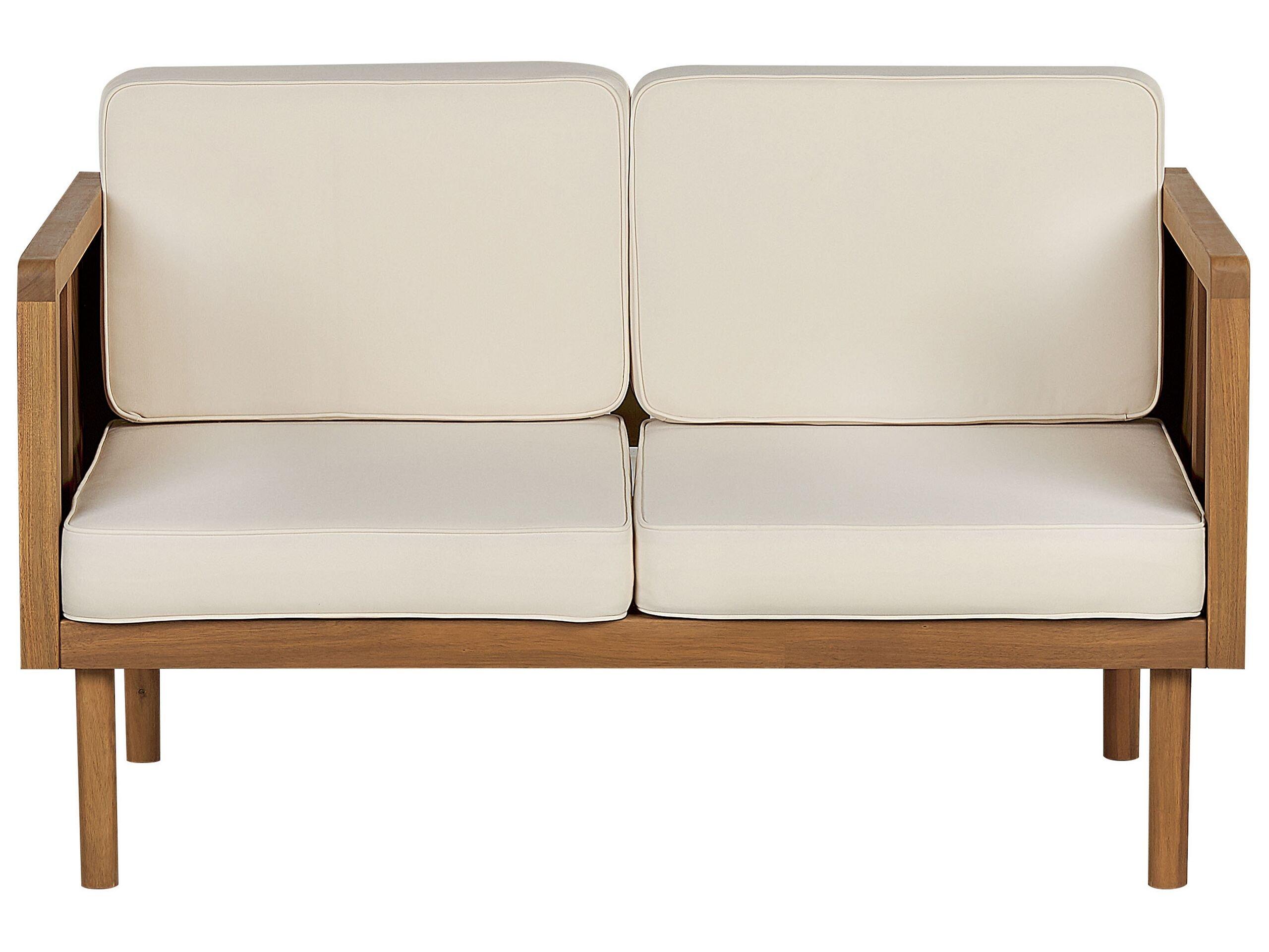 Beliani 2 Sitzer Sofa aus Akazienholz Modern BARATTI  