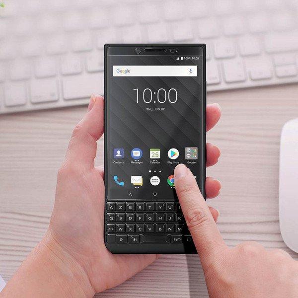 Imak  2x Pellicole vetro temp. BlackBerry KEY2 