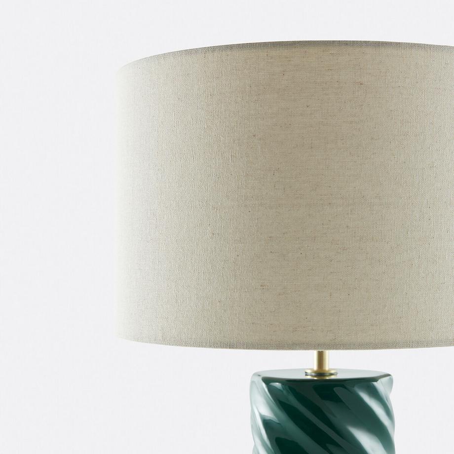 La Redoute Intérieurs Lampe à poser céramique et lin  