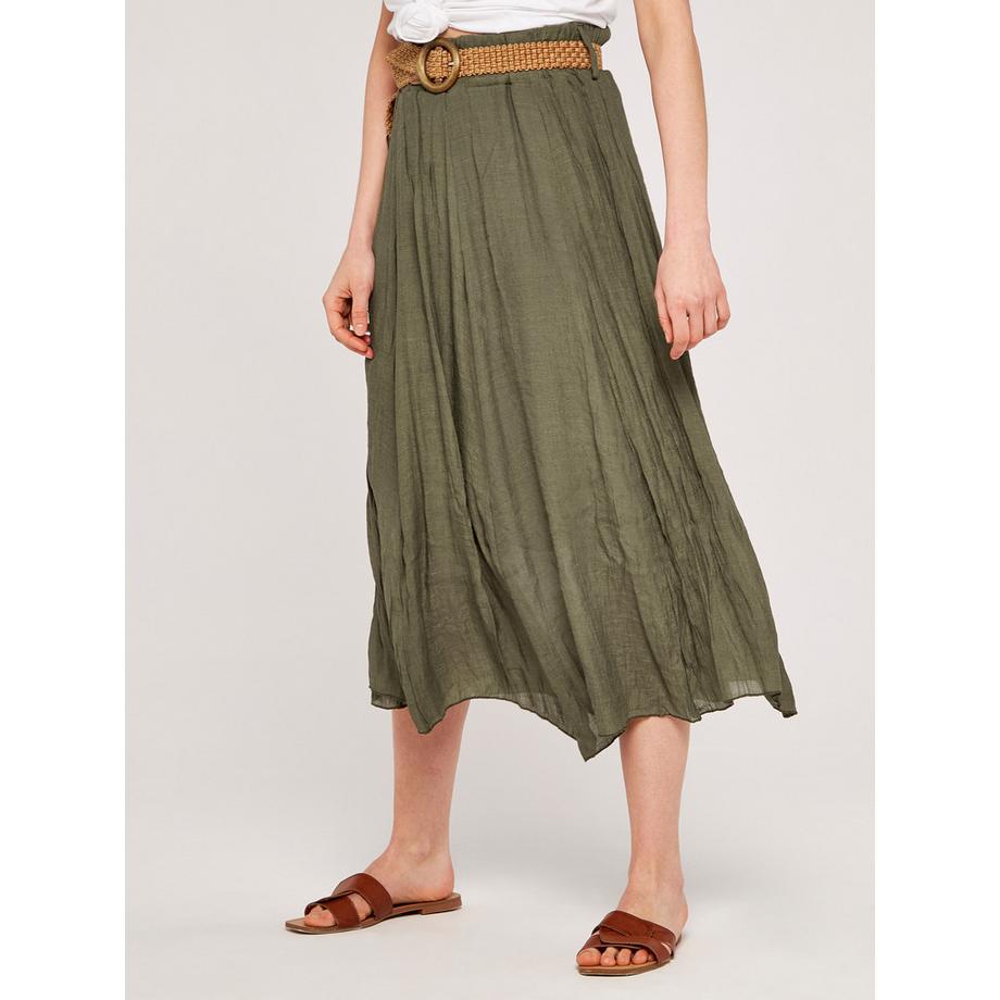 APRICOT Jupe Chatoyante avec Ceinture  