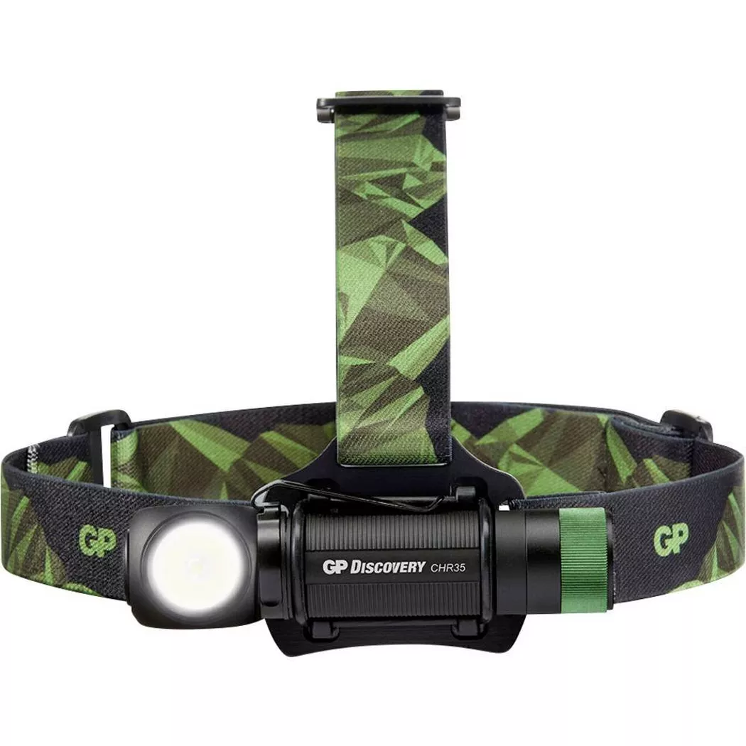 GP Discovery GPDISHLCH35BL131 Lampe frontale 60 h 153 g