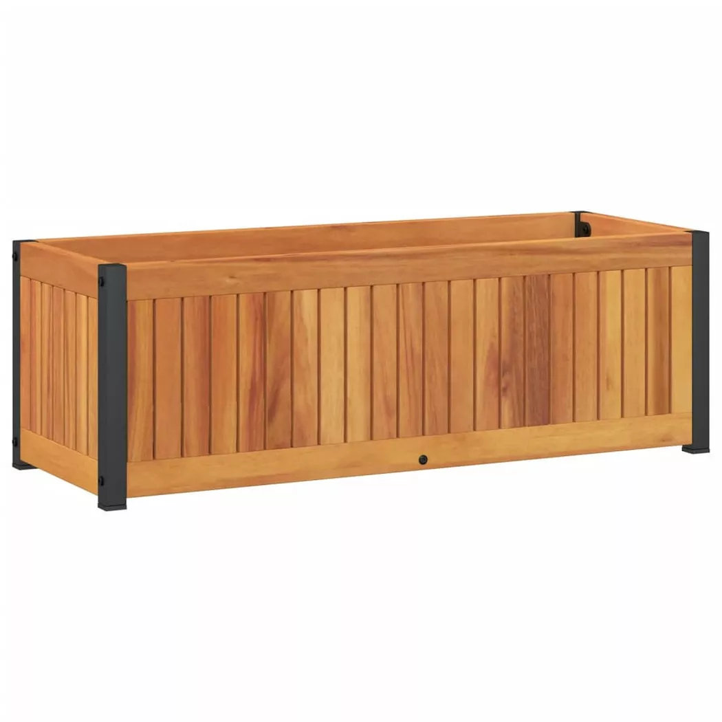 VidaXL - Jardinière bois d'acacia, One Size, Marron