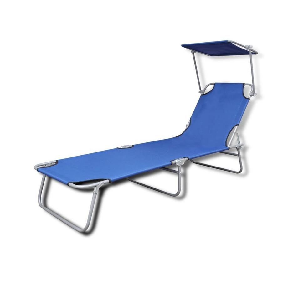 VidaXL Chaise longue tissu  