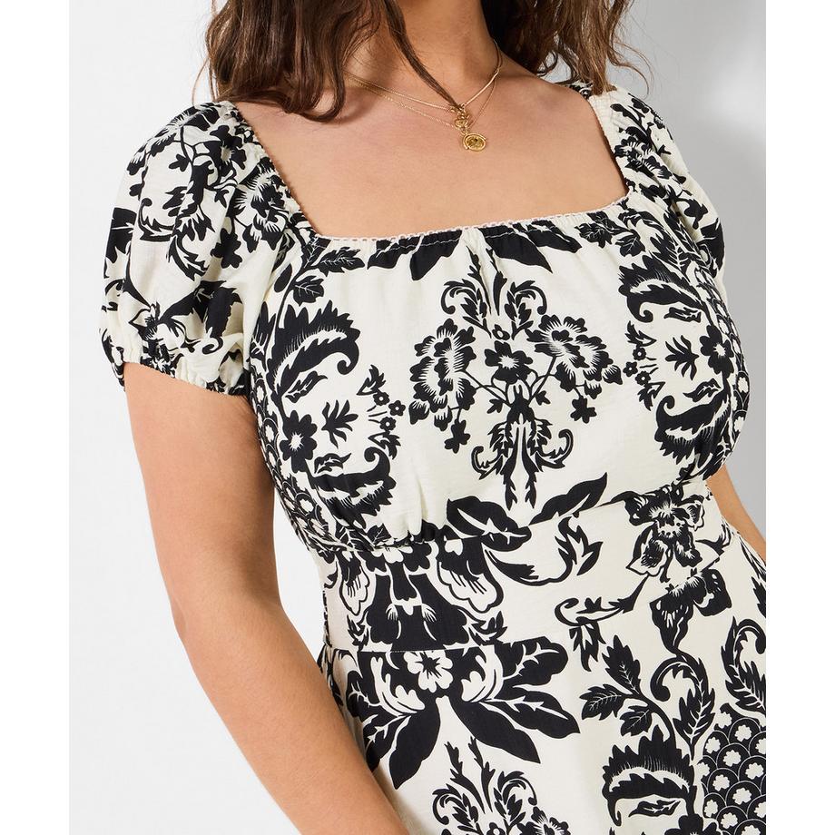 Joe Browns Monochromes Maxikleid mit eckigem Ausschnitt  