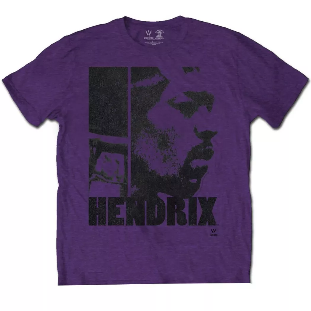 Jimi Hendrix - Let Me Die TShirt, für Damen, Lila, Größe XXL