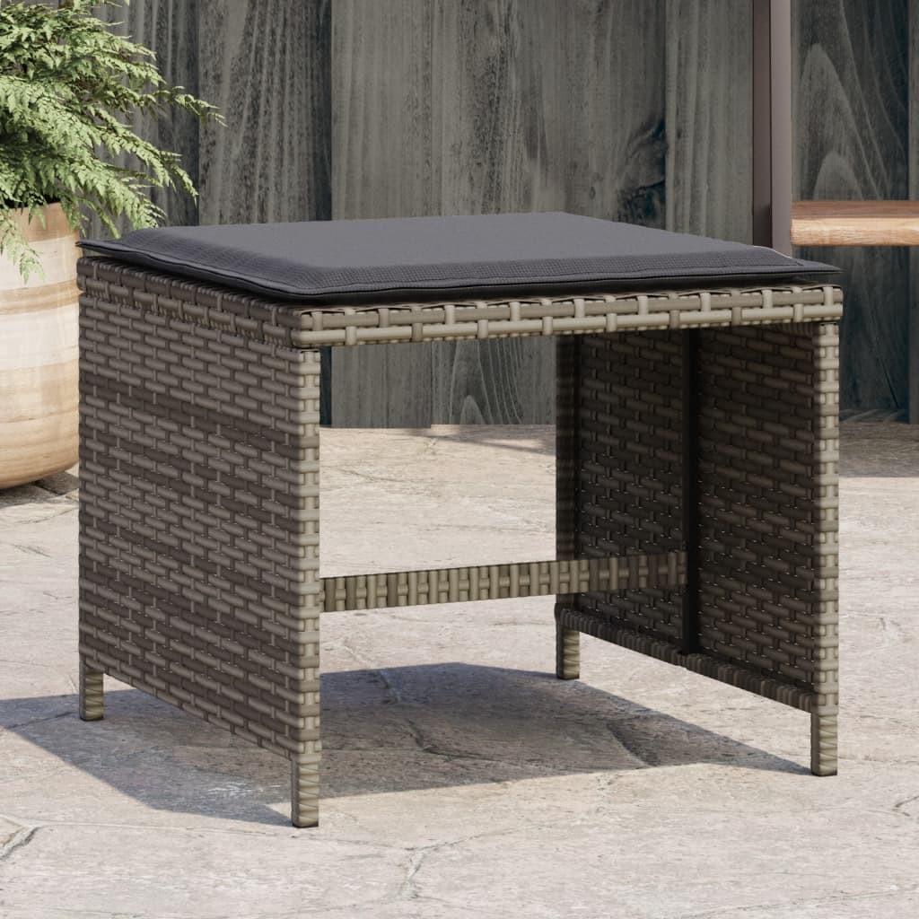 VidaXL  Tabouret de jardin rotin synthétique 