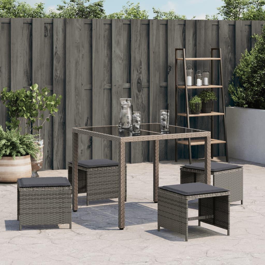 VidaXL  Tabouret de jardin rotin synthétique 