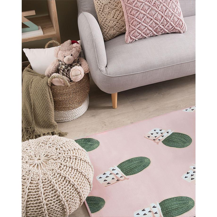 Beliani Tapis enfant en Polyester ELDIVAN  
