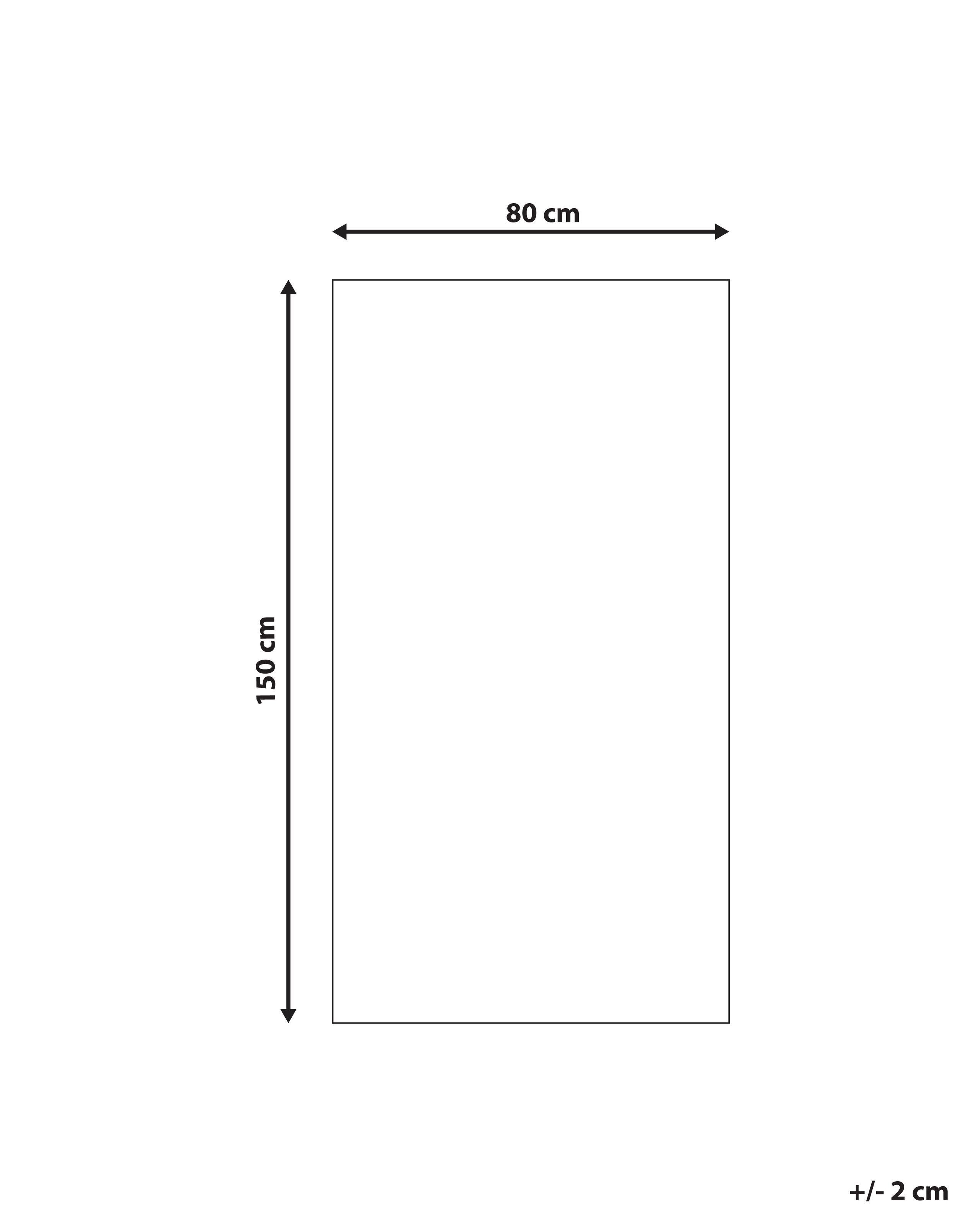 Beliani Teppich aus Polyester ELDIVAN  