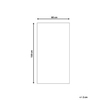 Beliani Teppich aus Polyester ELDIVAN  