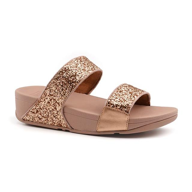 Image of Lulu Glitter Slides-41 Damen Rosa 41