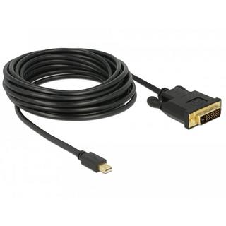 DeLock  DeLOCK 83991 Videokabel-Adapter 5 m Mini DisplayPort DVI-D Schwarz 