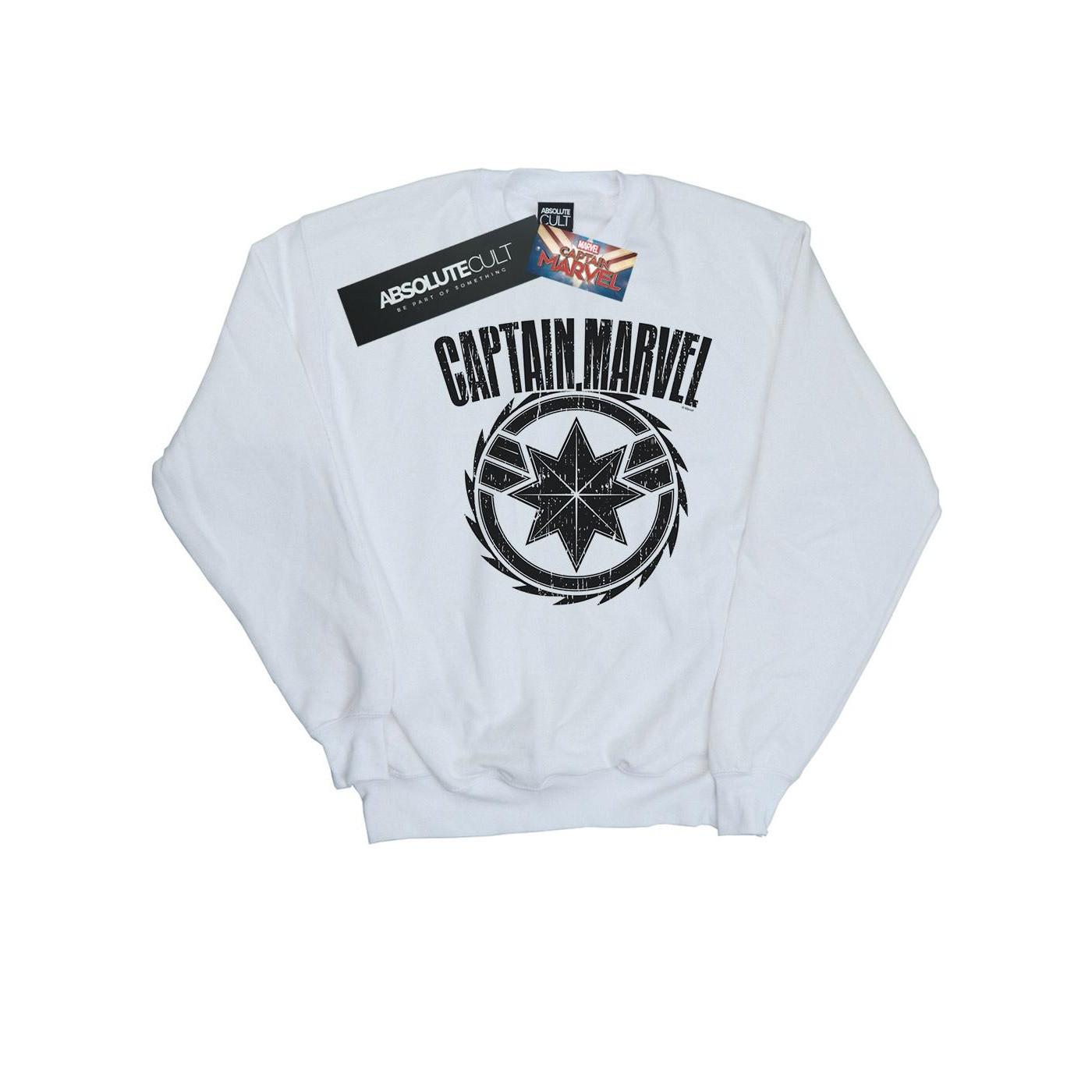 Image of Captain Blade Emblem Sweatshirt Jungen Weiss 152-158