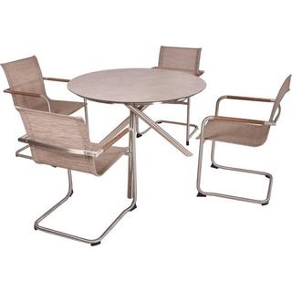 mutoni pleasure Garten Essgruppe Sienna sandbraun (5-tlg)  