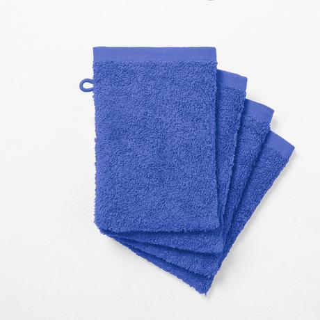 La Redoute Intérieurs Lot de 4 gants de toilette éponge Scénario  