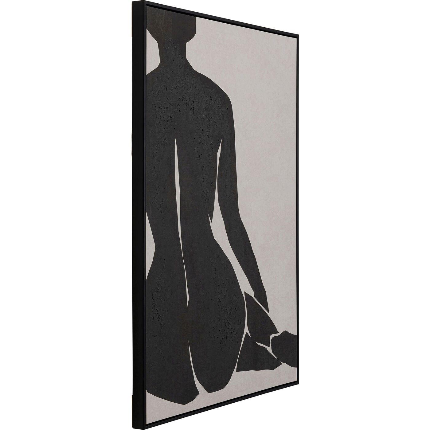 KARE Design Quadro su tela Signora nuda 70x110  