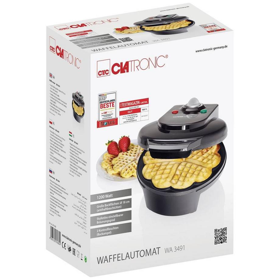 Clatronic Fer à gaufre WA 3491  