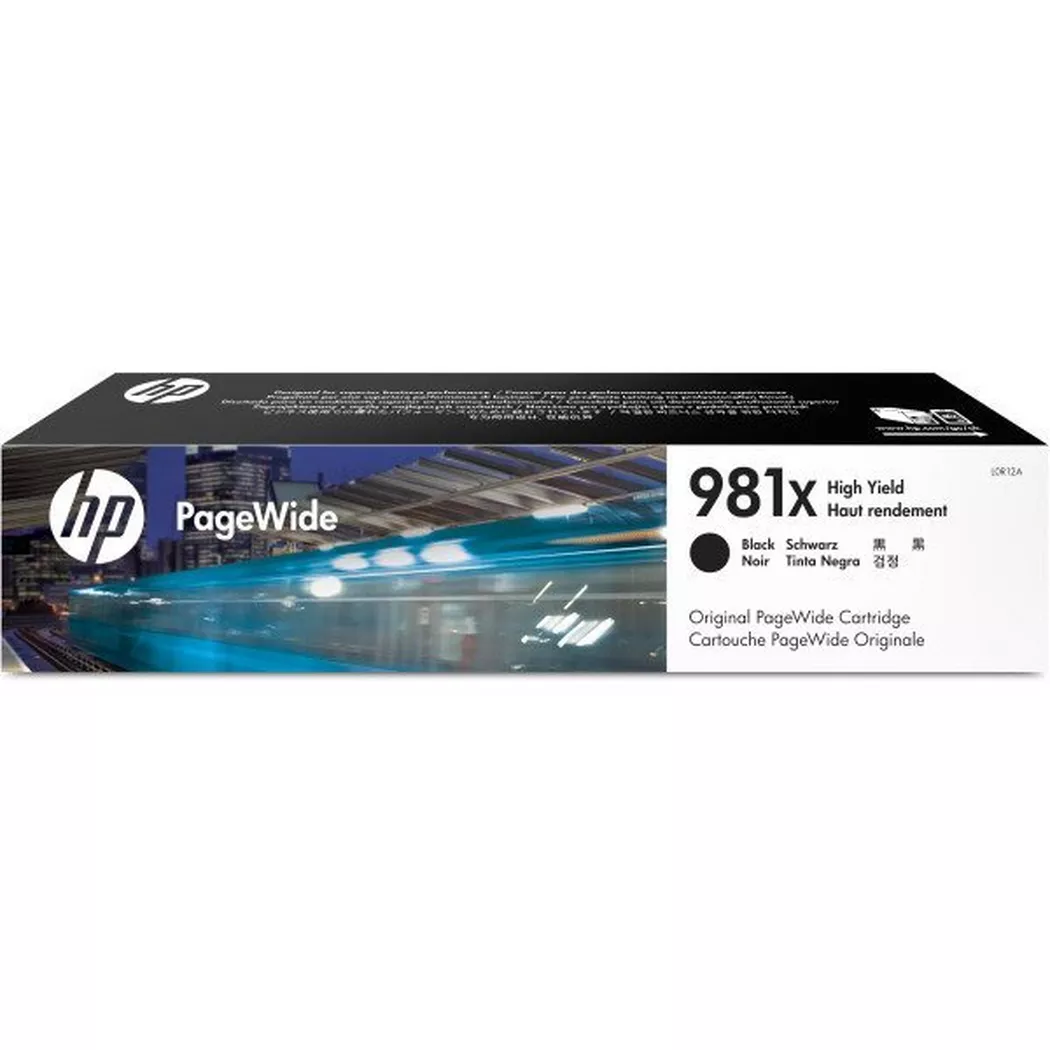 Hewlett-Packard – HP Tintenpatrone 981X schwarz L0R12A PW Enterprise 556 11’000 S., One Size