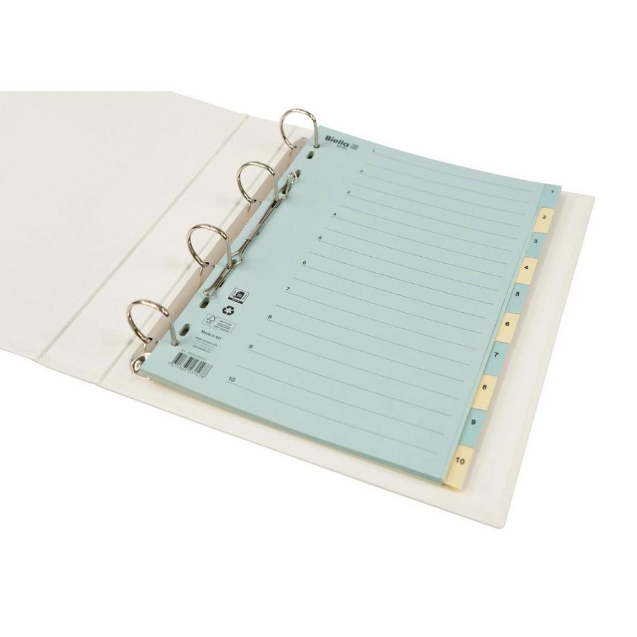 Biella BIELLA Register Karton farbig A4 462440.00 1-10  